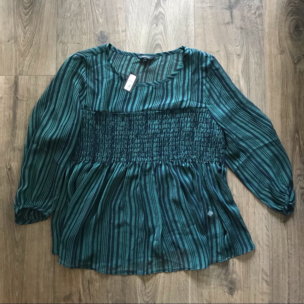RW&co Smocked Top